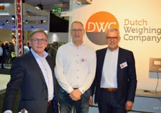 Jan Damen, Maarten Brouwer en Johan Bok van Dutch Weighing Company.